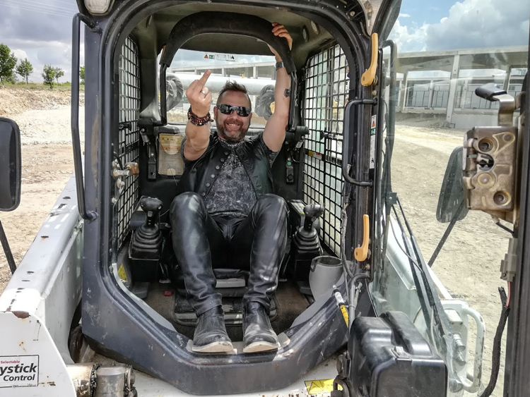 Natáčení videoklipu v Unhošti / červen 2018